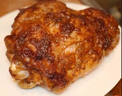 Roasted turkey breast with skin