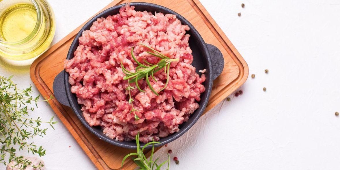 Minced beef