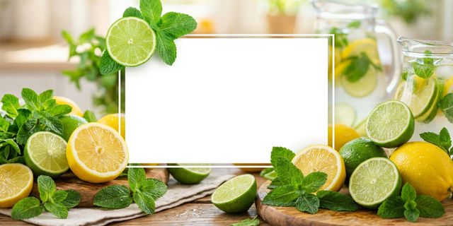 Erfrischender Zitrusfrucht-Hintergrund