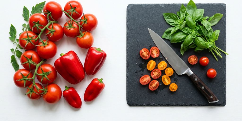 Fresh organic tomatoes