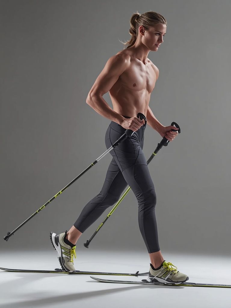 Spacer, na ćwiczenia, 3,5 do 4 mph, z biegunów narciarskich, Nordic Walking, poziom, umiarkowane tempo