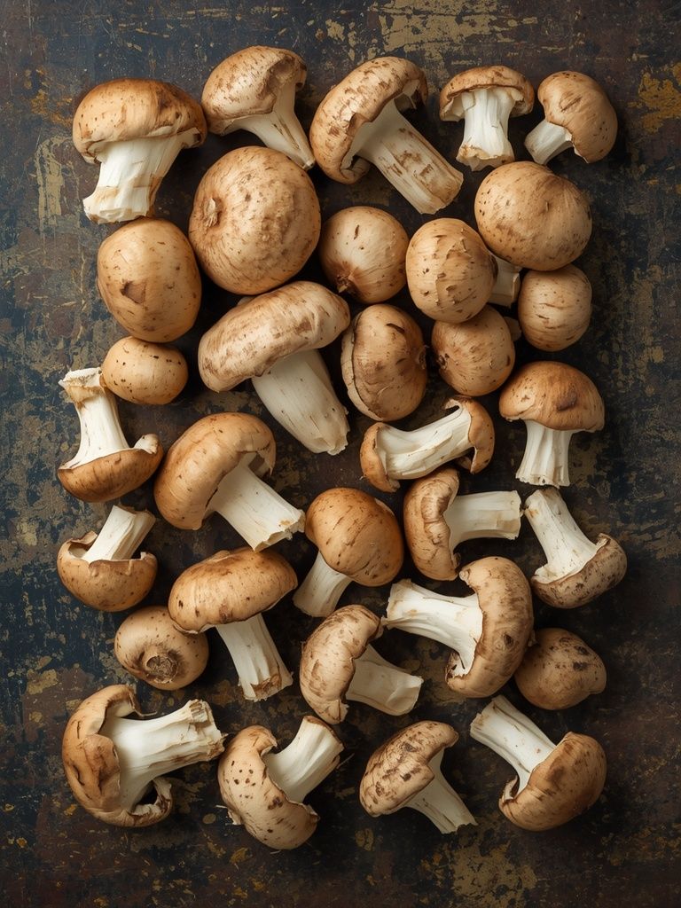 Frische Champignons
