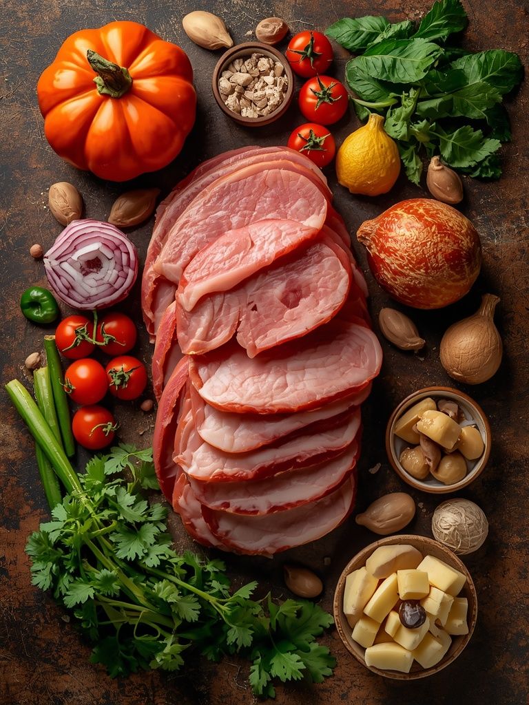 Gekochter Schweineschinken
