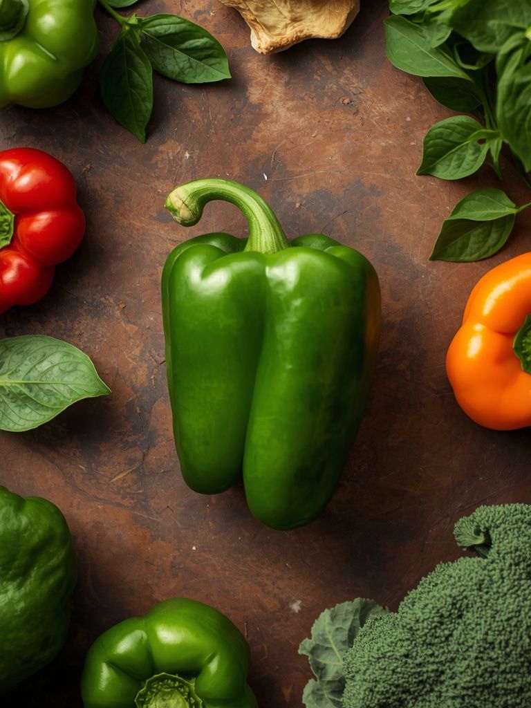 Grüne Paprika