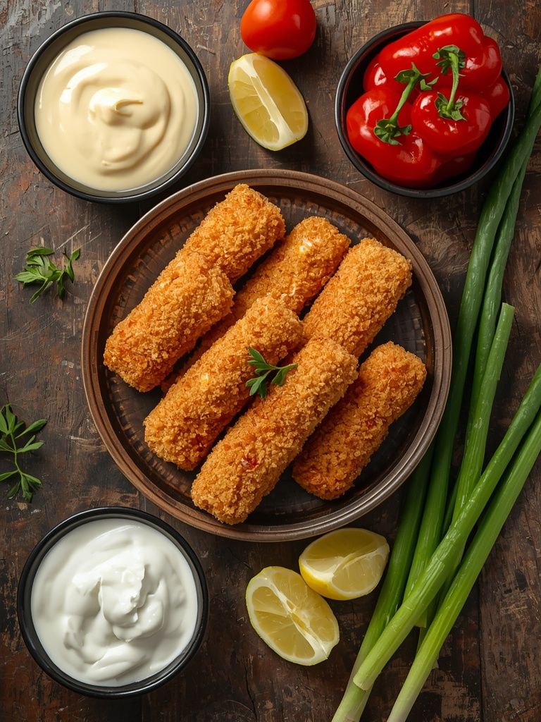 Paluszki rybne (garbowane i wstępnie zmrożone), pieczone (bez dodawania tłuszczu)
