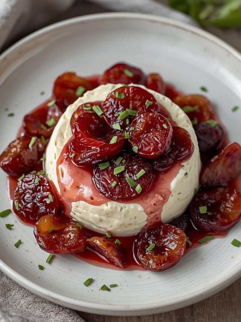 Curd cheese with dried plums (gluten-free)