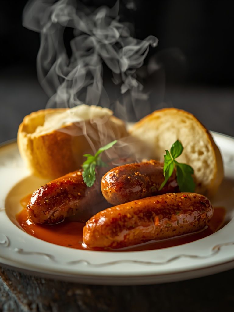 Sausages with Bread