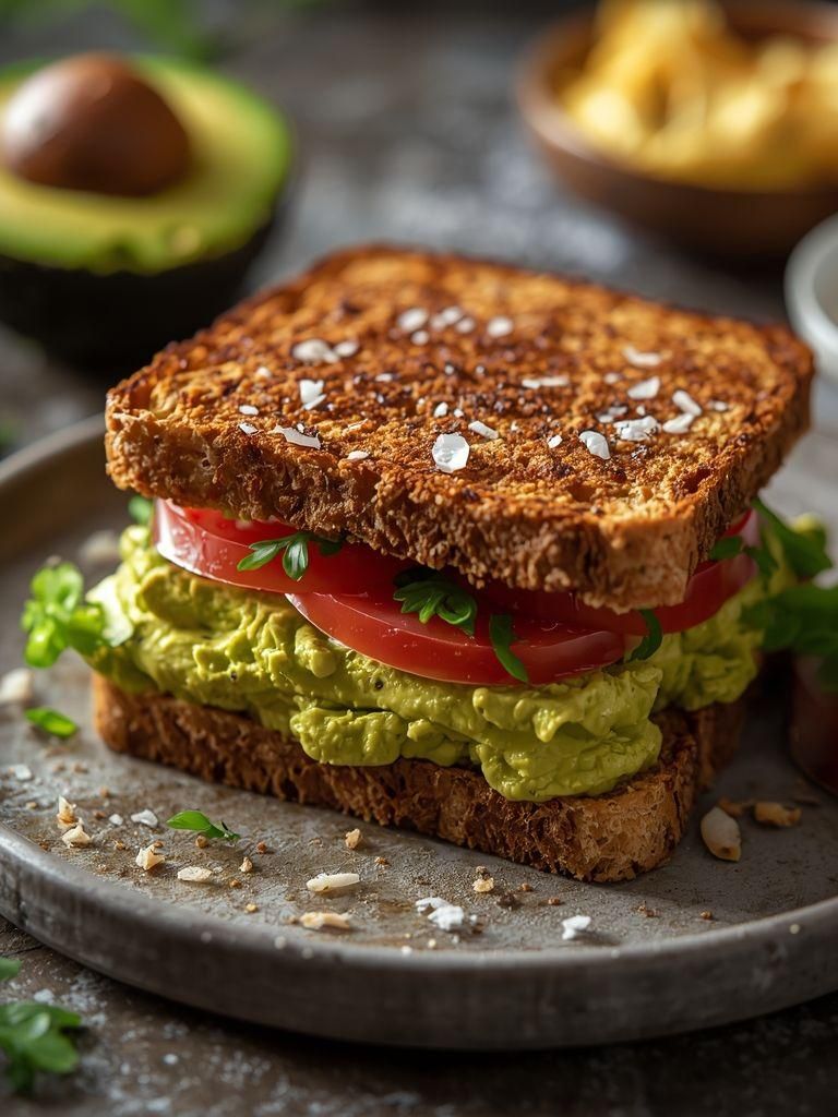 Avocadocreme-Sandwich