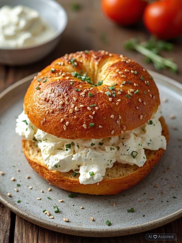 Brötchen mit Quark