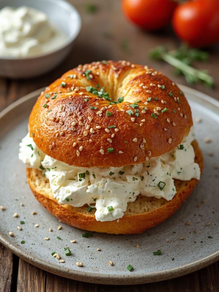 Bun with Cottage Cheese