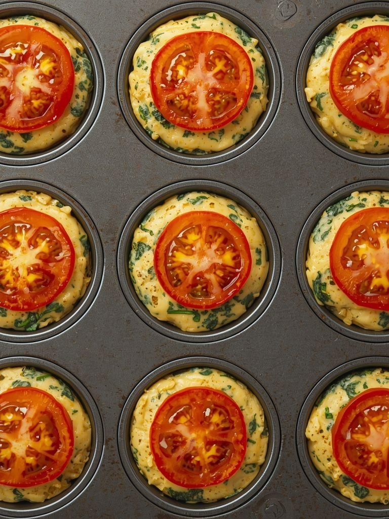 Käse-Spinat-Muffins