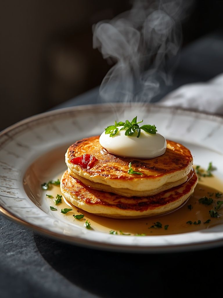 Low-Carb-Ei-Bacon-Pfannkuchen mit Mozzarella