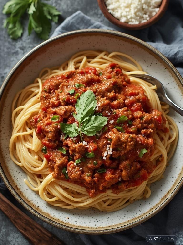 Spaghetti Bolognese - laktosefrei