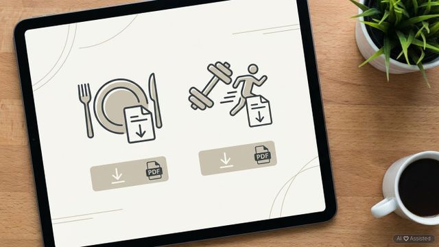 7-Tage-Ernährungsplan mit Einkaufsliste
